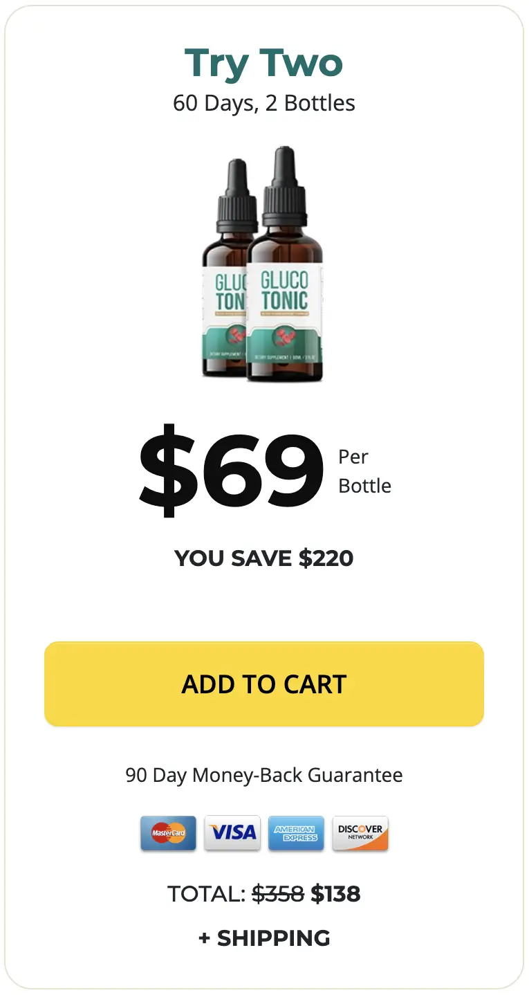 GlucoTonic one bottle